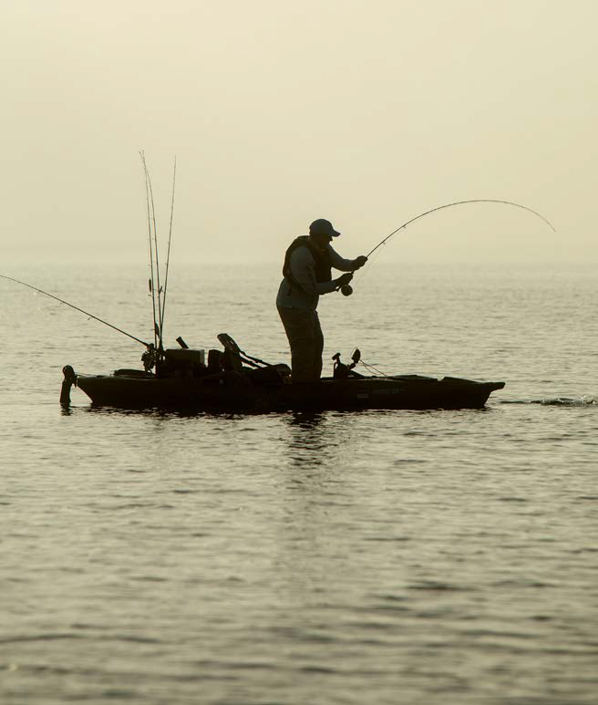 Stand Up Kayak Fishing