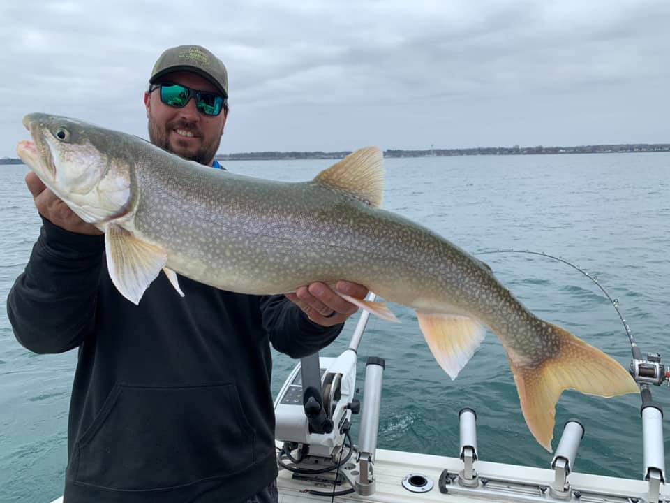 Capt. Nick Glosser lake trout