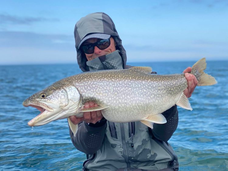 Capt. Ryan Shea lake trout