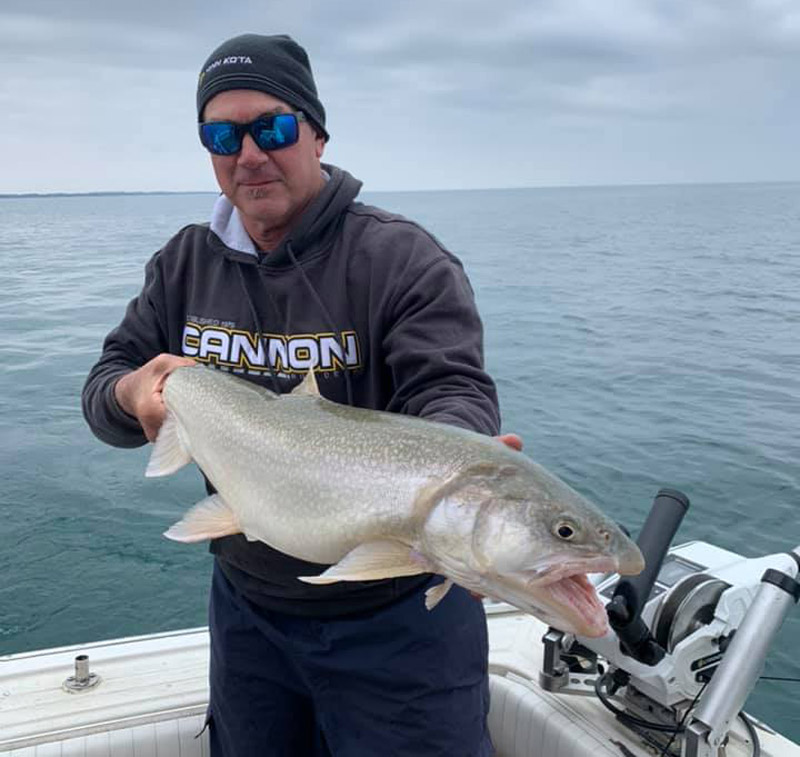 Capt. Vince Pierleoni lake trout