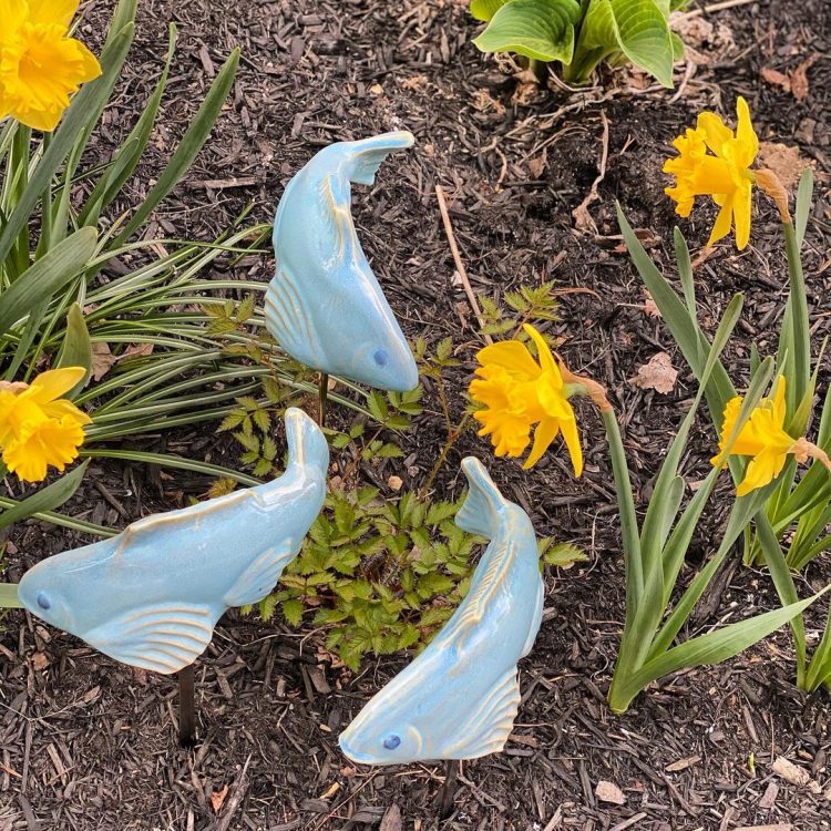 Angling Artists Tyson Weiss Fish in the Garden