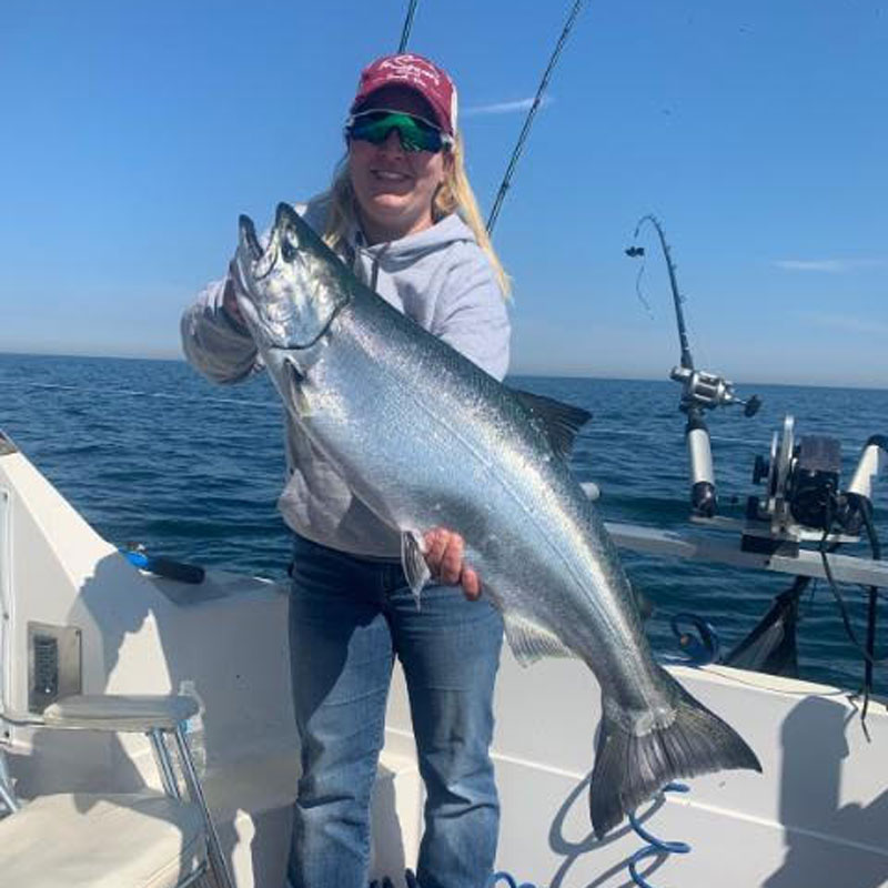 Leah Sowers king salmon