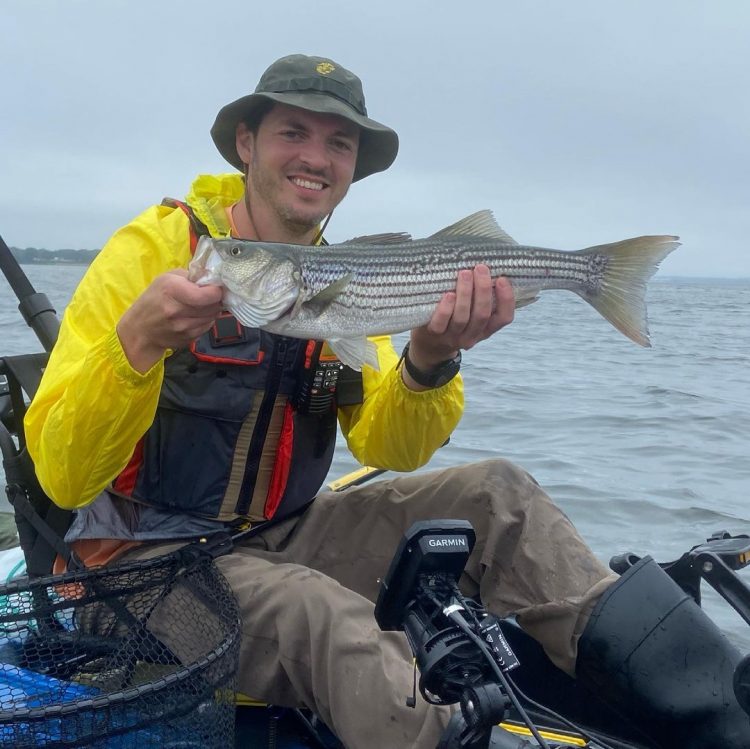 Striper Kayak Fishing