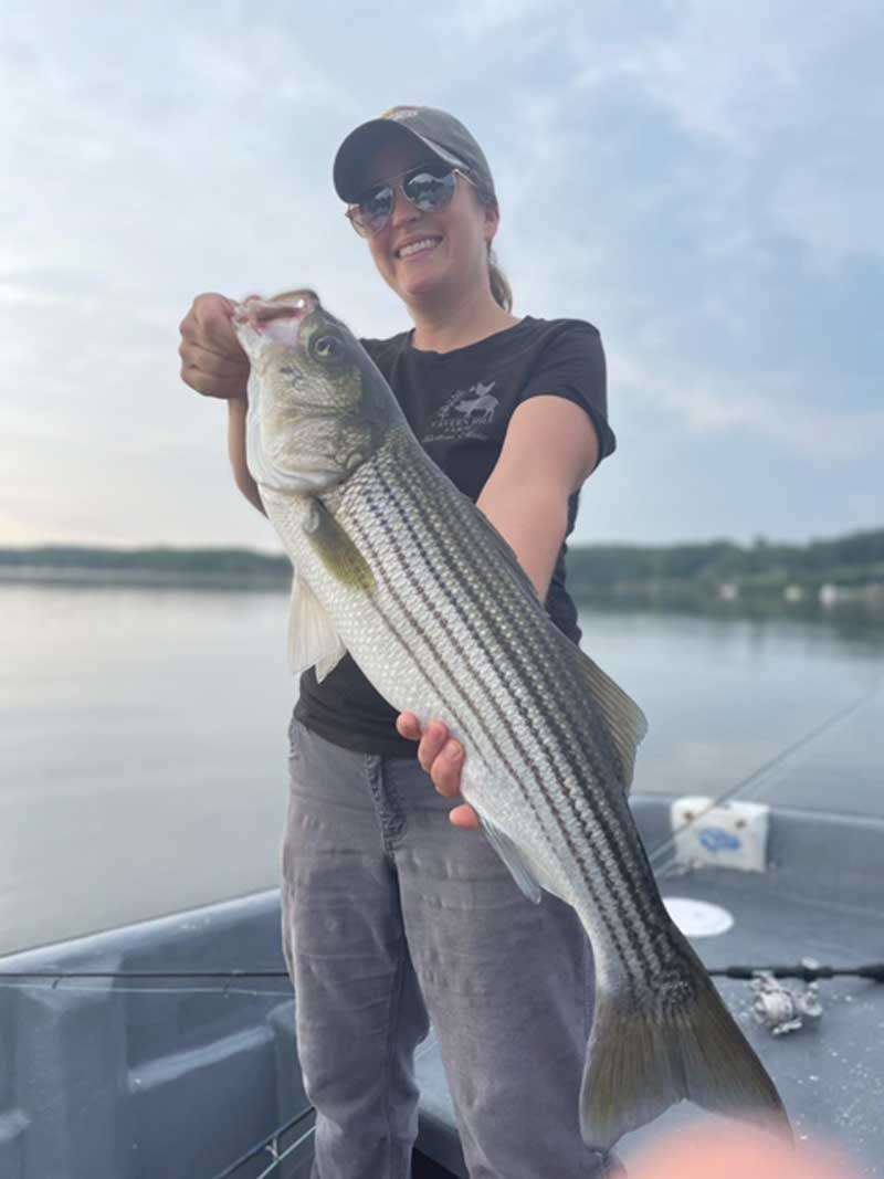 Lori Jones striped bass