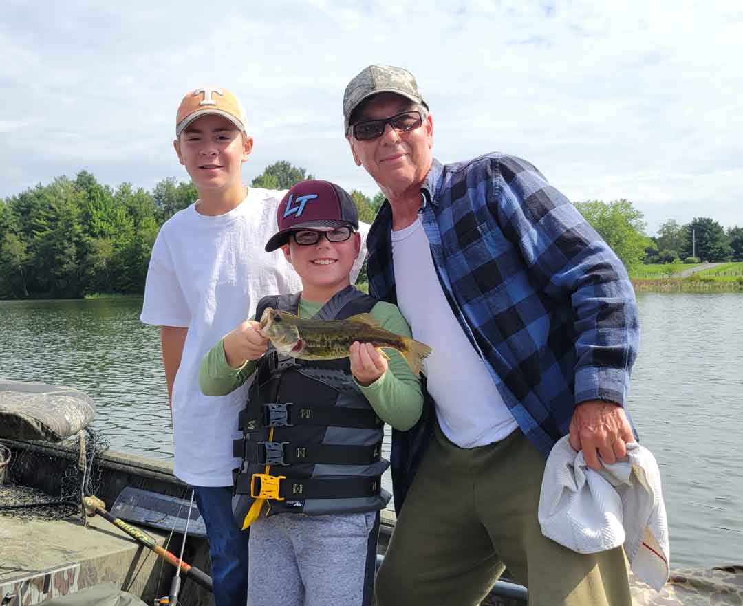 Richard Wahl and grandsons