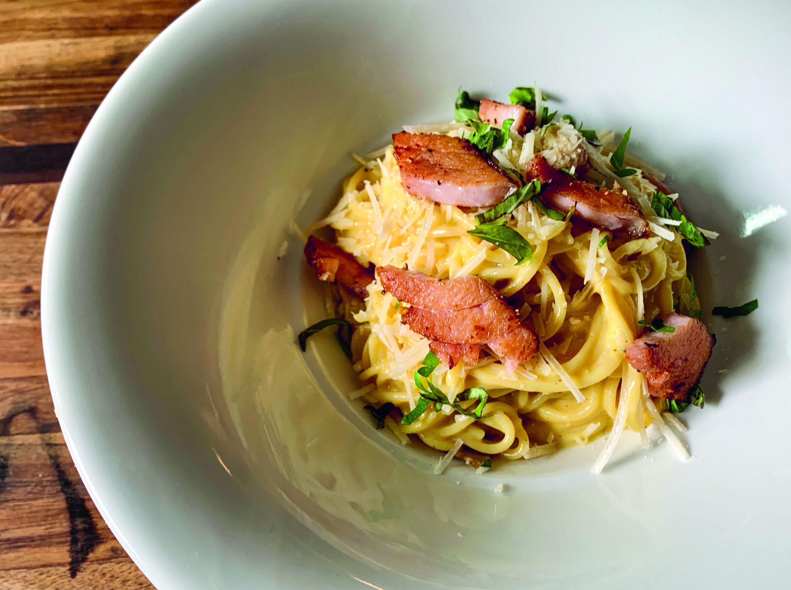 Tuna Bacon Pasta Carbonara