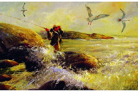 Angling Artist: Luther Kelly Hall