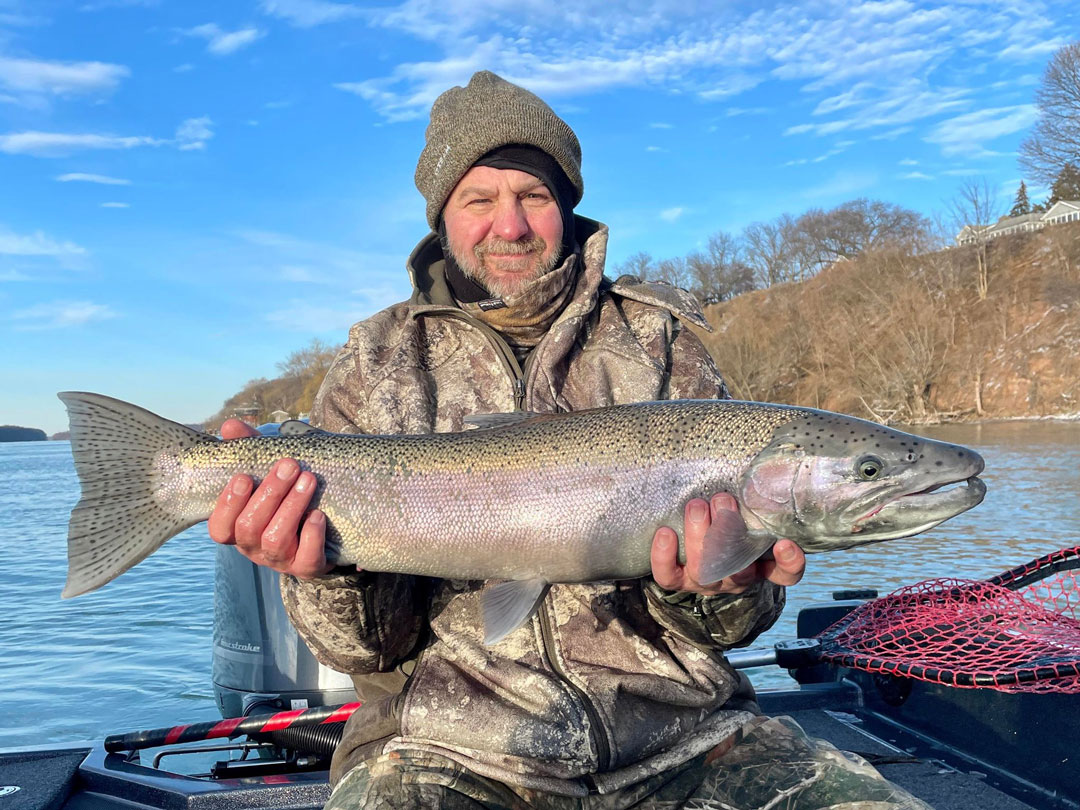 Fleming with steelhead