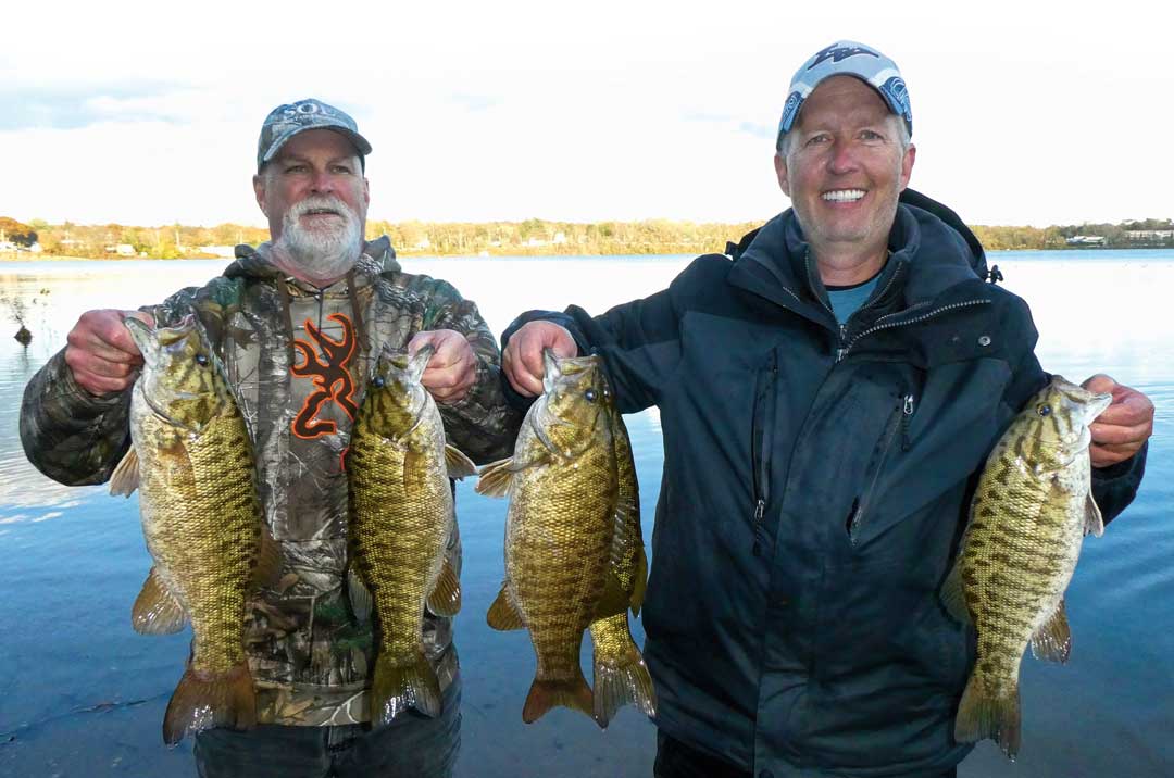 A tournament-winning 17-pound bag of Long Island smallmouth bass
