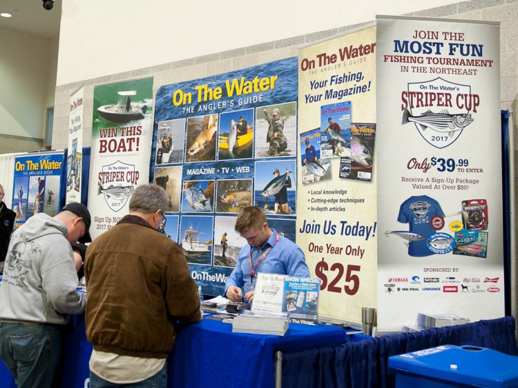 OTW booth at boat show