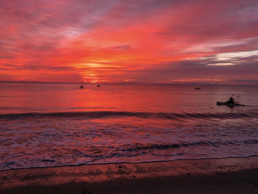 A spectacular sunrise