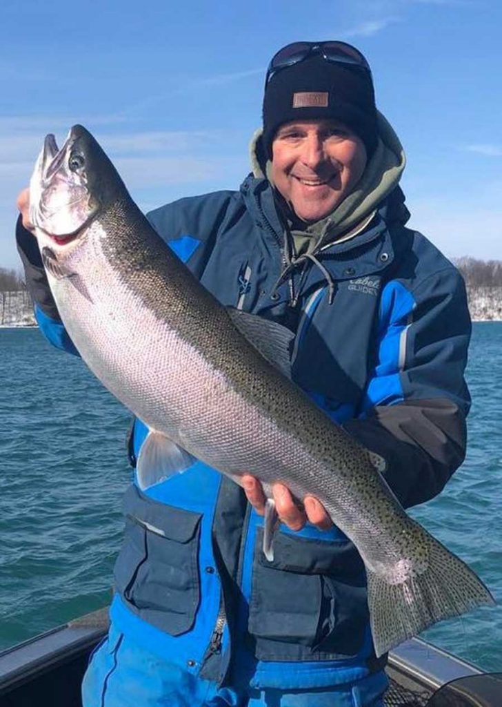 Capt. Chris Cinelli steelhead