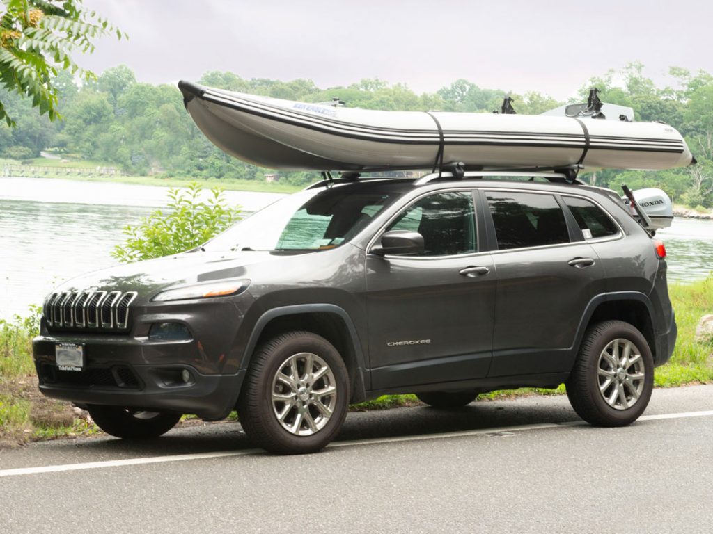 Sea Eagle 437 PaddleSki on car top