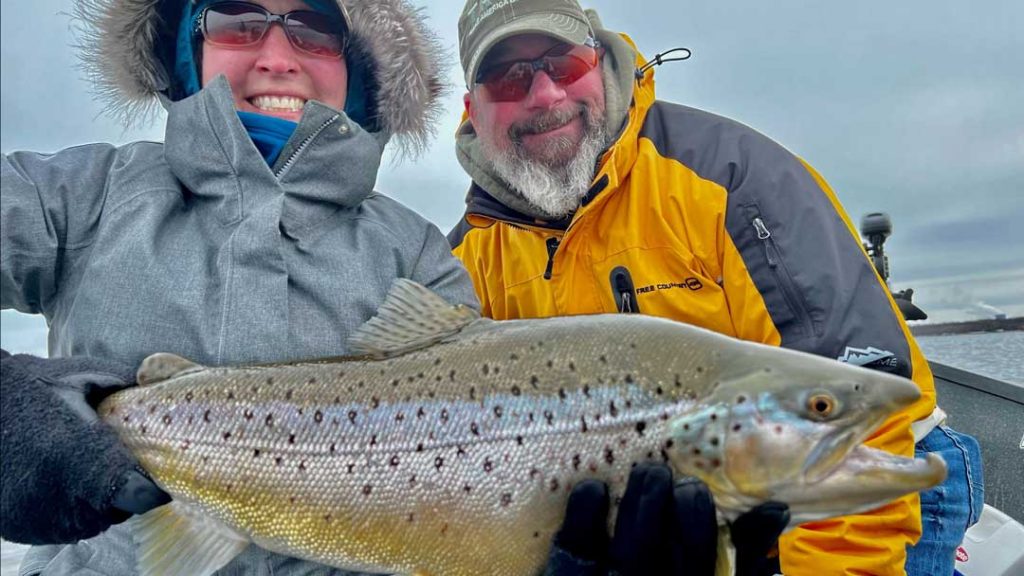 Monster brown caught by Lauren and Dave P.