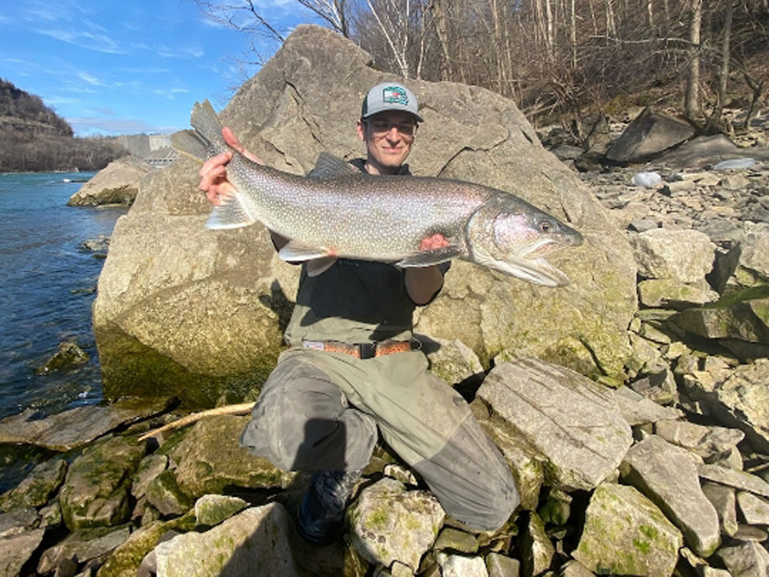 Zach Feller lake trout