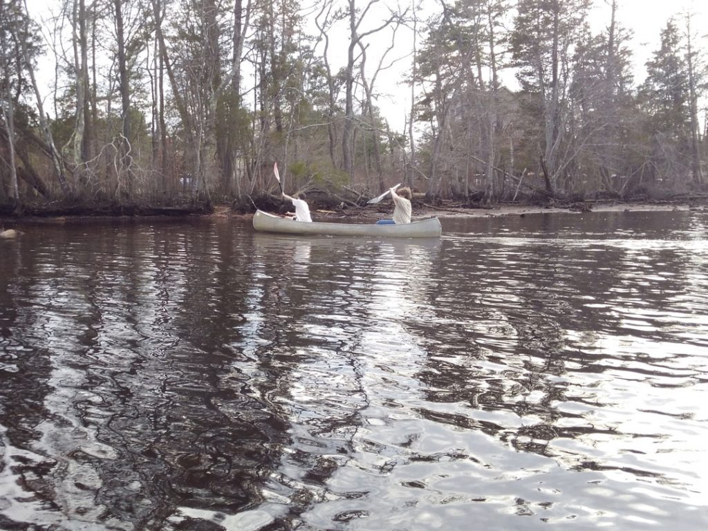 canoe on the Mullica River