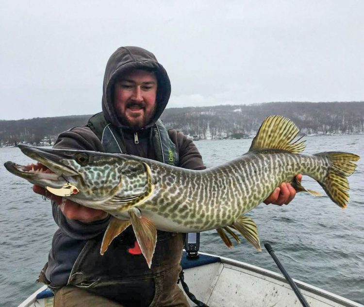 musky on blade bait