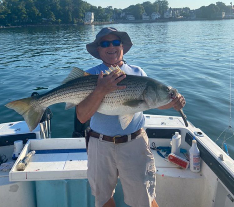 John with his PB Salem Sound striper