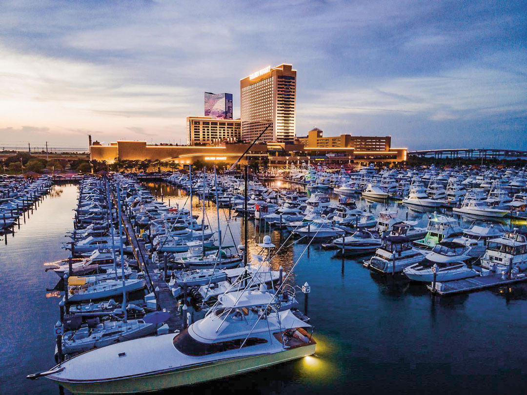 boats at dock in AC