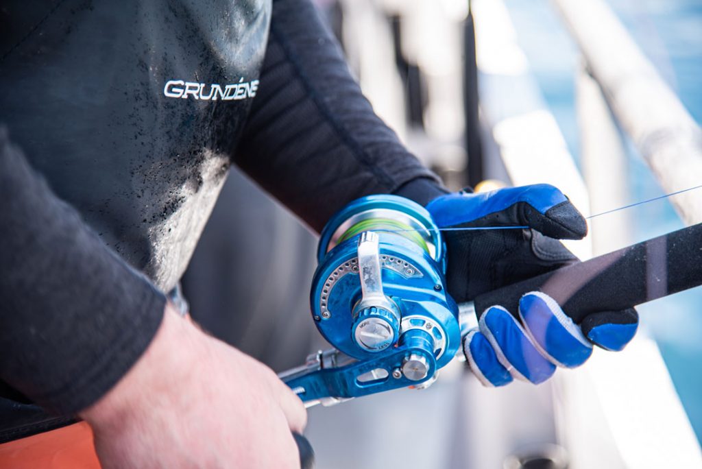 manual tilefish reel