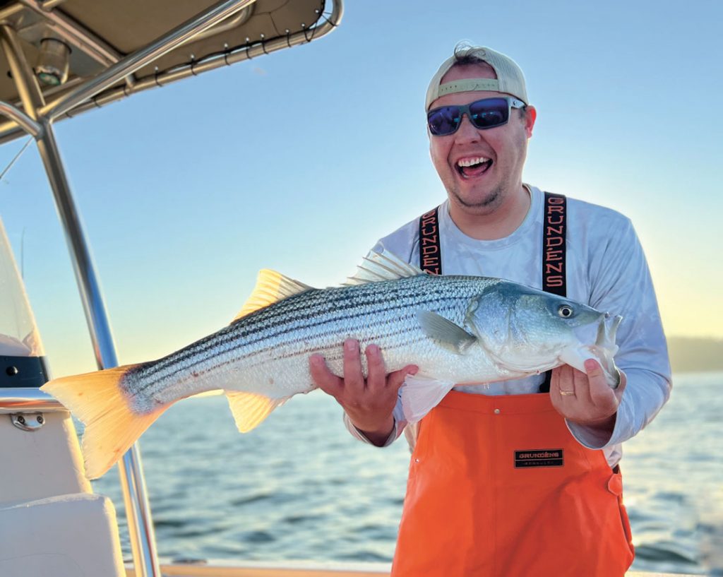 topwater striped bass