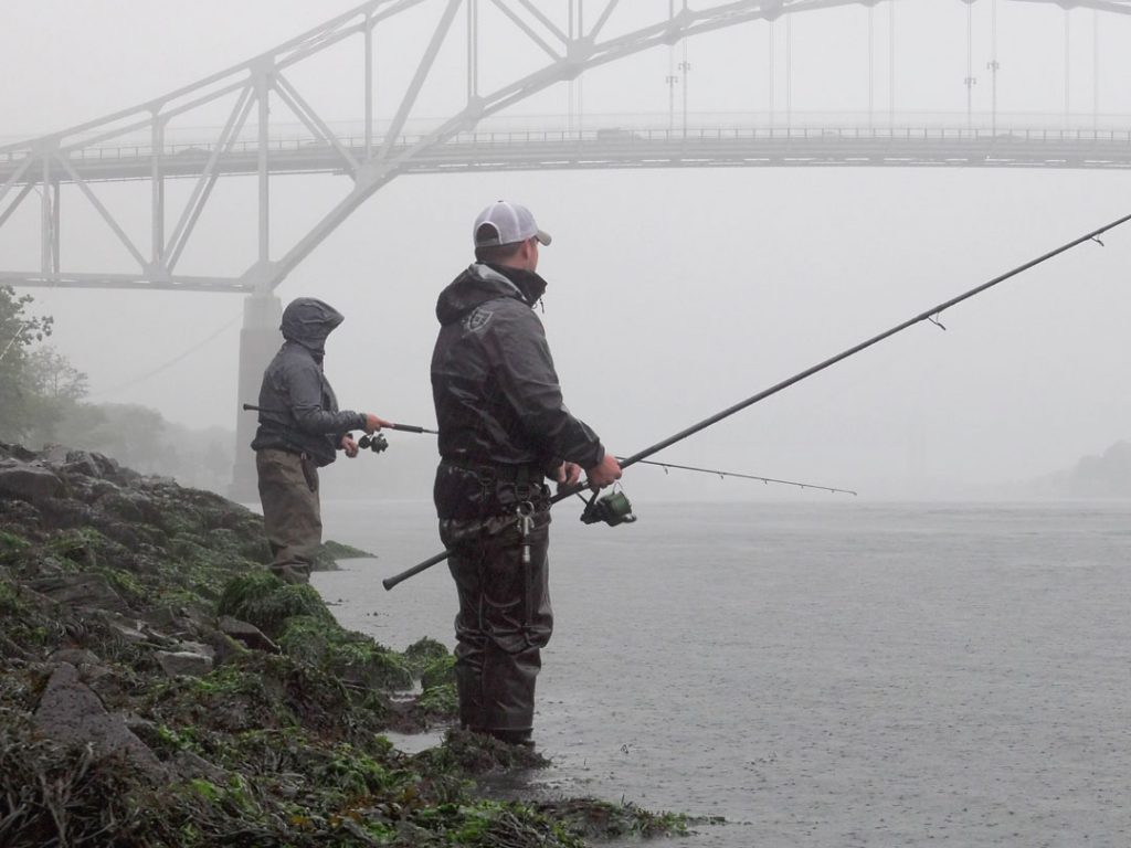 storm at the canal - Where to Fish for Striped Bass During the Fall Run