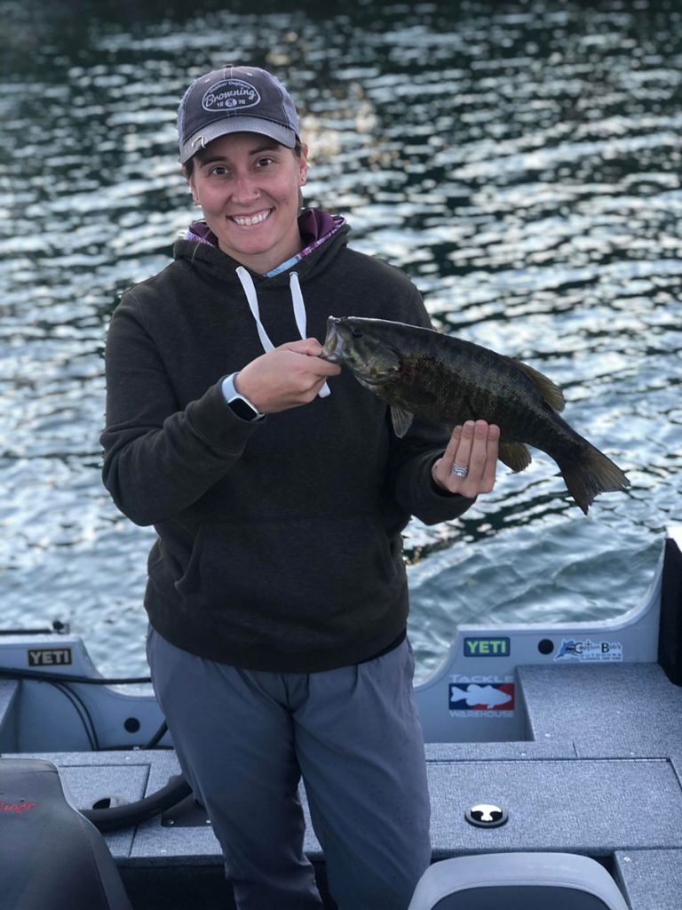 Katie Wilson smallmouth bass