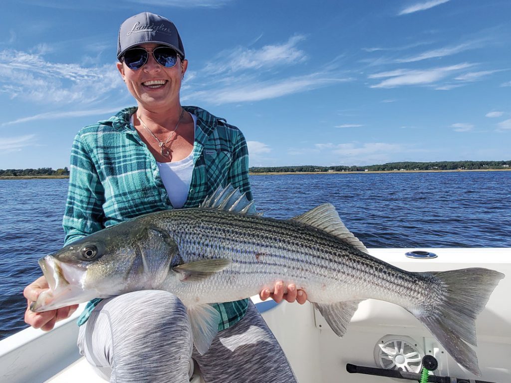 fall striper fishing Long Island Sound
