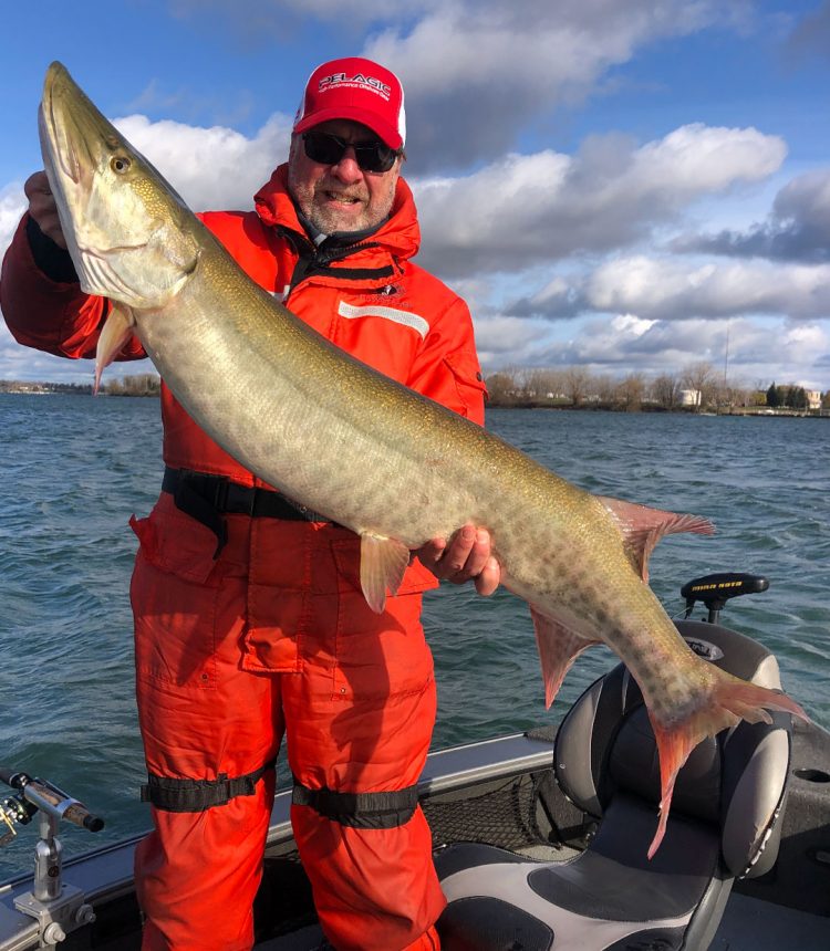 Gary Laidman with big musky