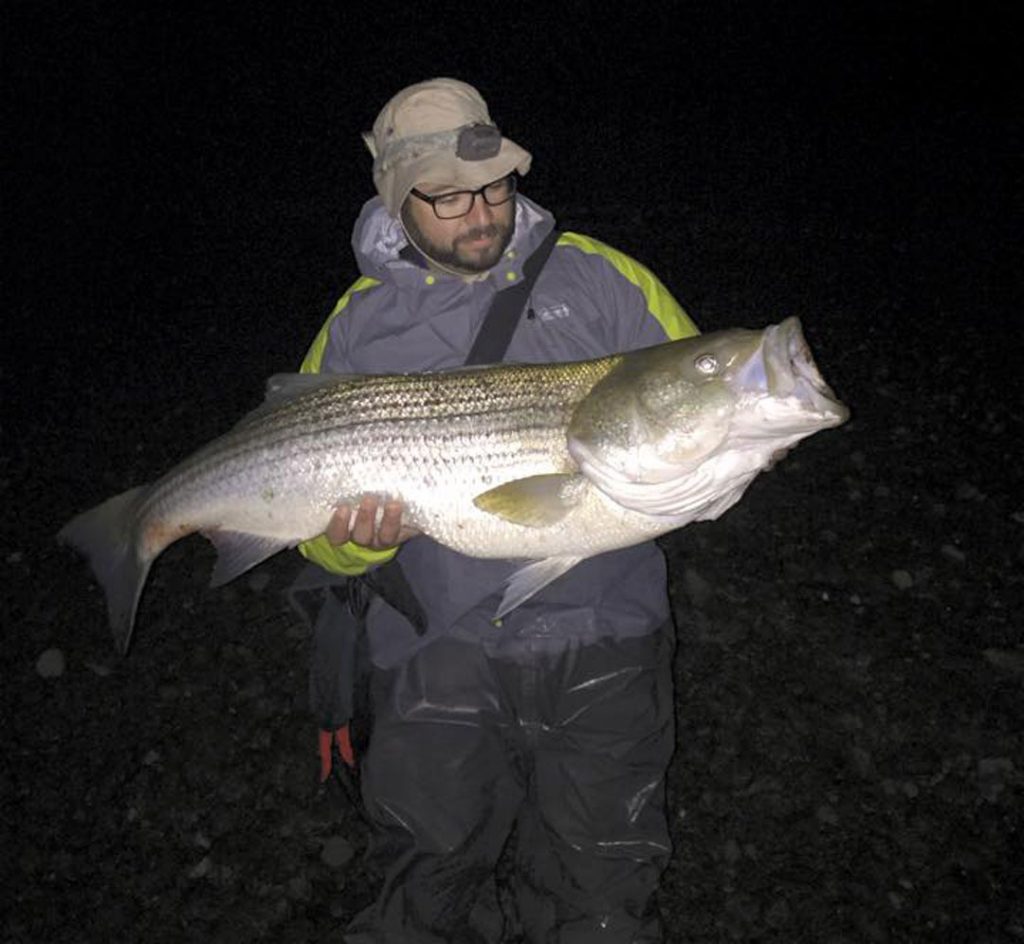 fall striper fishing Long Island Sound