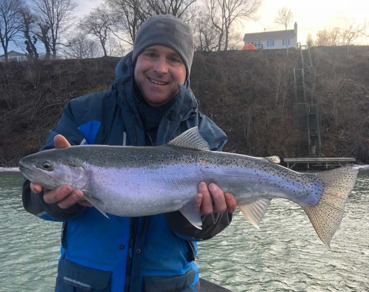 Capt. Chris Cinelli steelhead