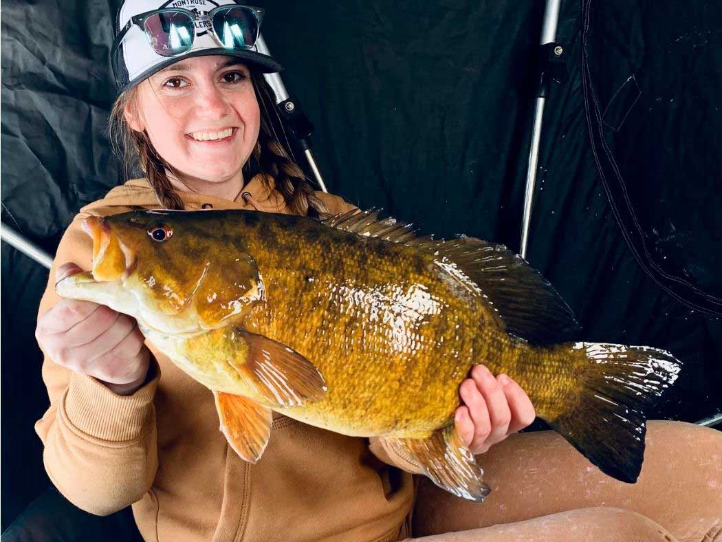 Kayla E. smallmouth bass