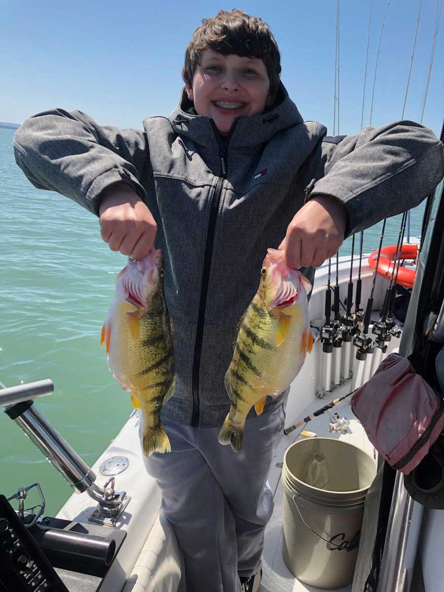 Ethan Brolinski big yellow perch