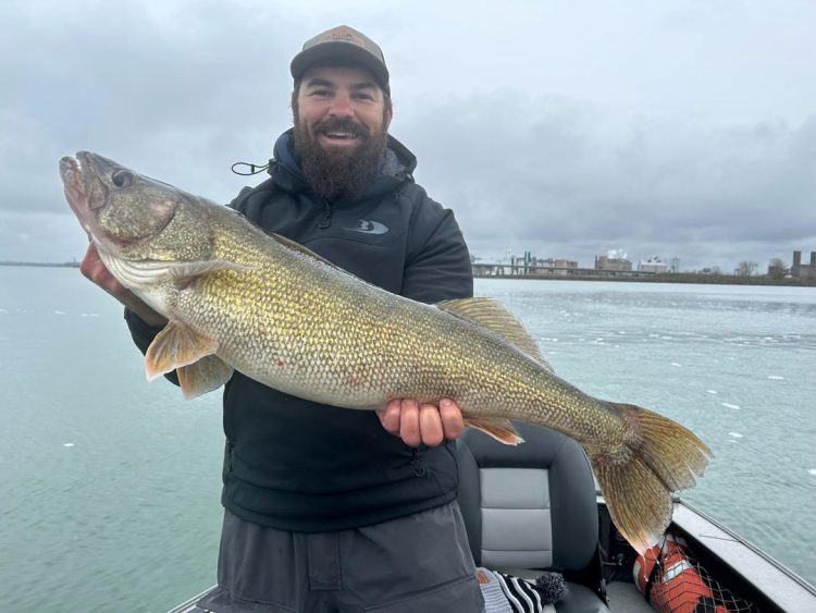 Dante Gramuglia with Flambeau Outdoors walleye