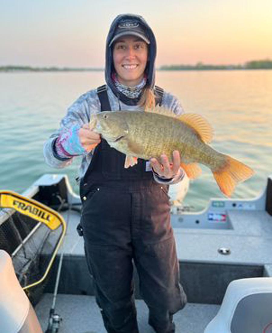 Katie Wilson smallmouth bass