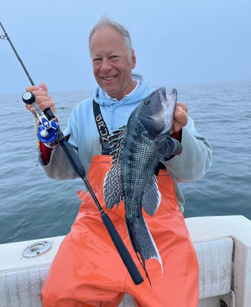 Captain Jason Colby seabass