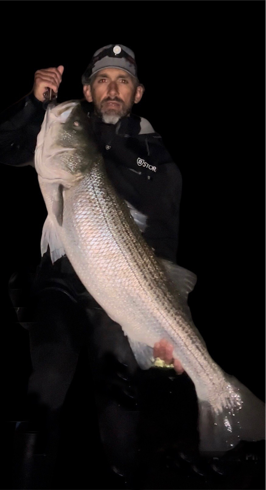 Stevie DeVincent striped bass
