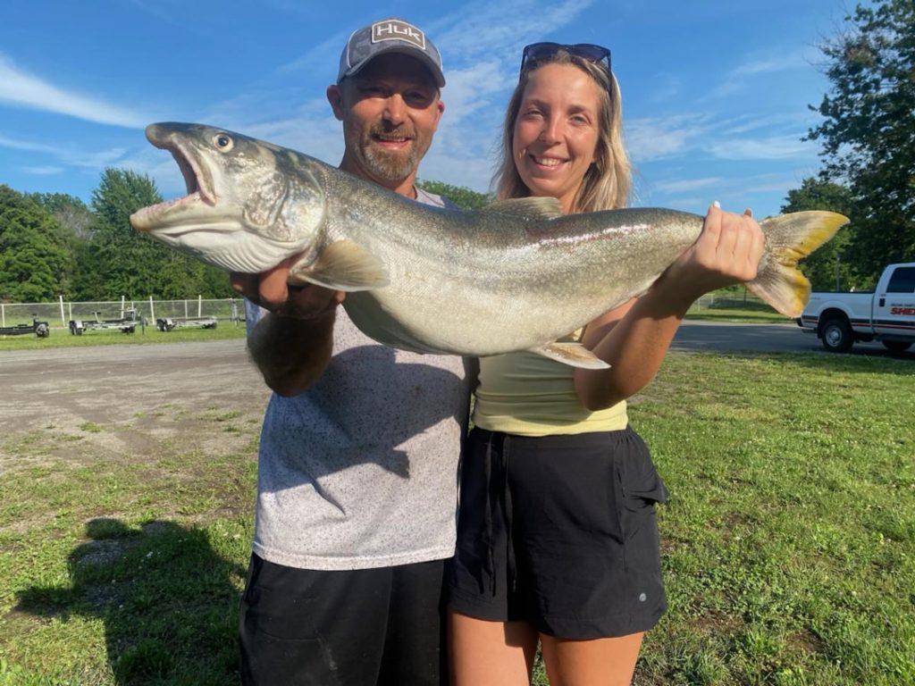 Scott H. and Paige M. lake trout