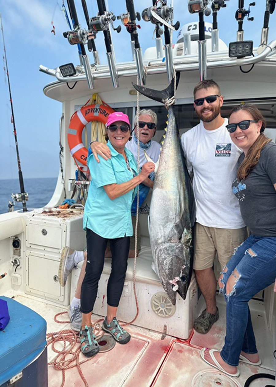 The Michno’s and Fitzpatrick’s with tuna