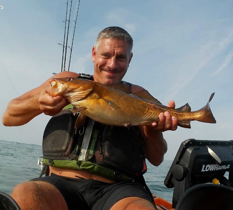 Batista Rivera with cod