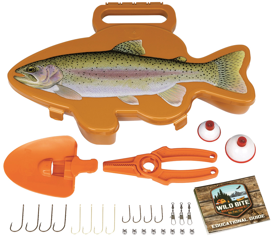Flambeau Outdoors Wild Bite Adventure Fishing Kit - gifts for kids who love to fish