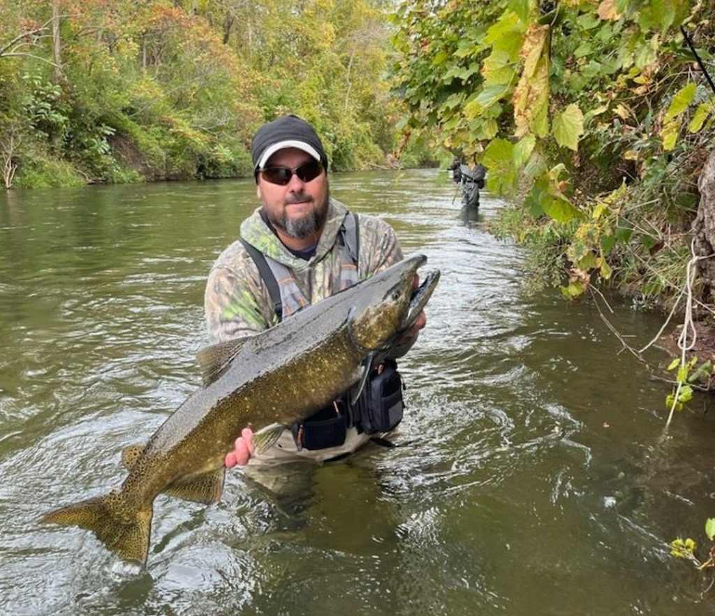 Mark D. from PA  with green king salmon