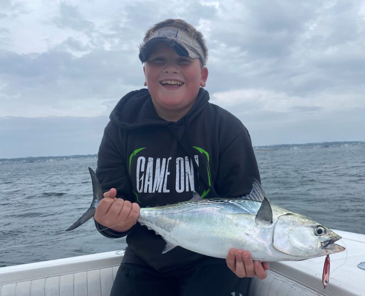 Colton with false albacore