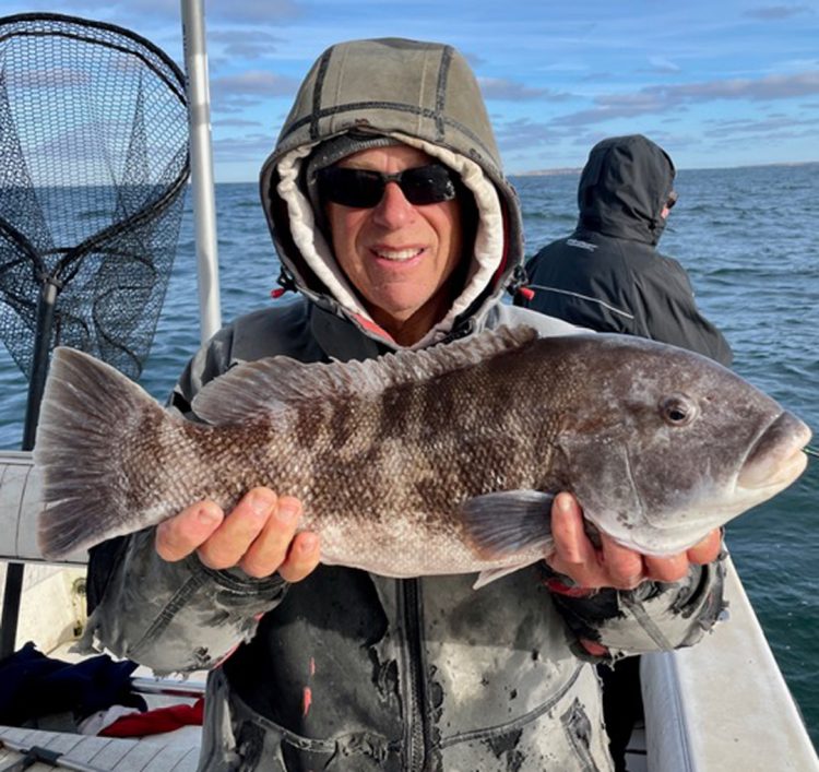 Captain Jason Colby tautog