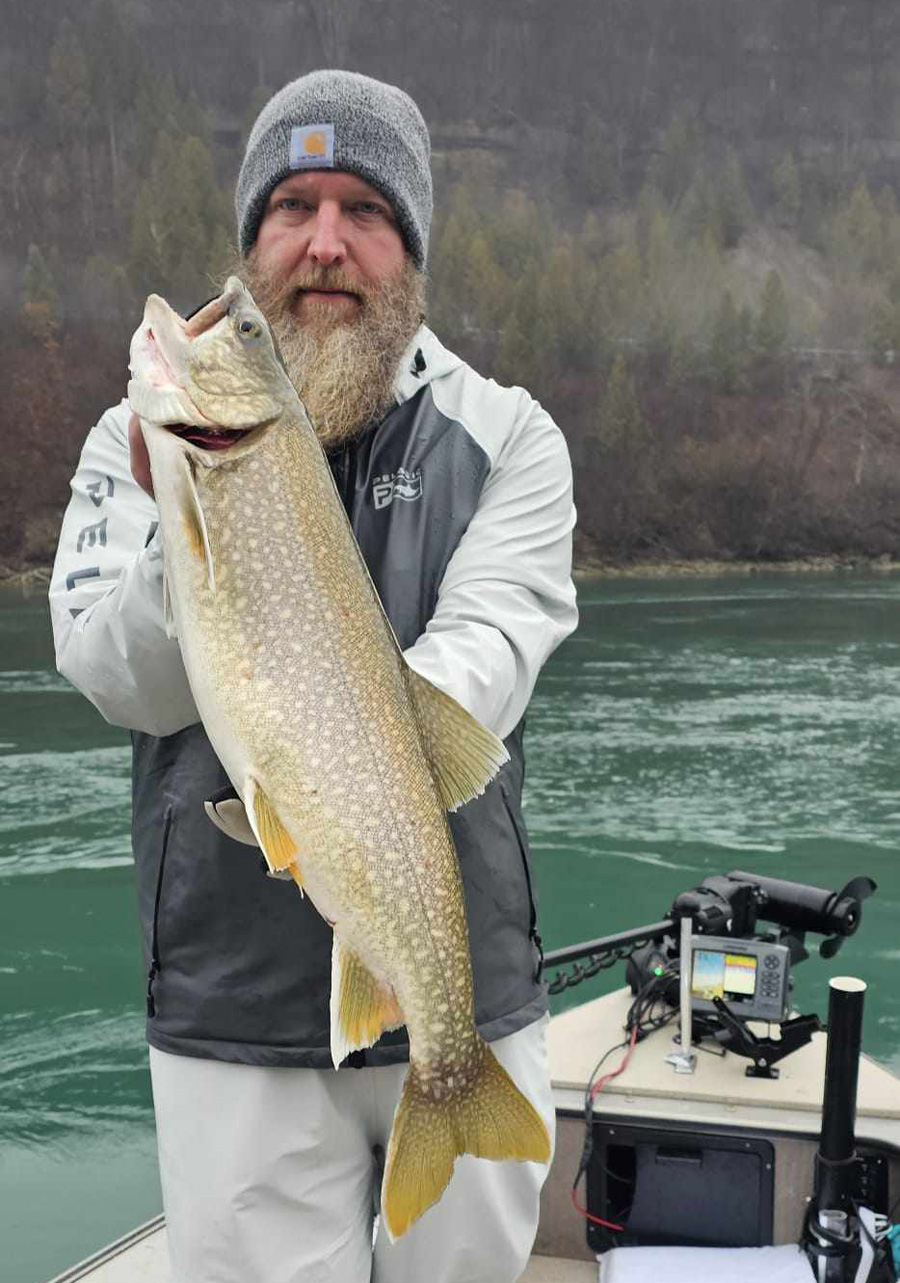 "Capt. Kirk" Heilman lake trout