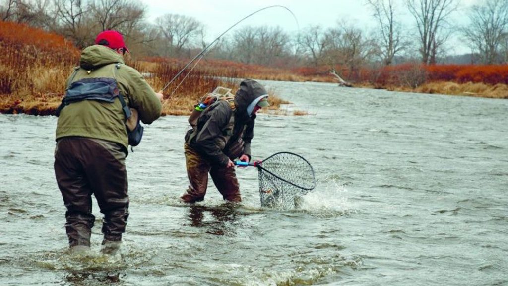 Fishing for Salmon River Steelhead