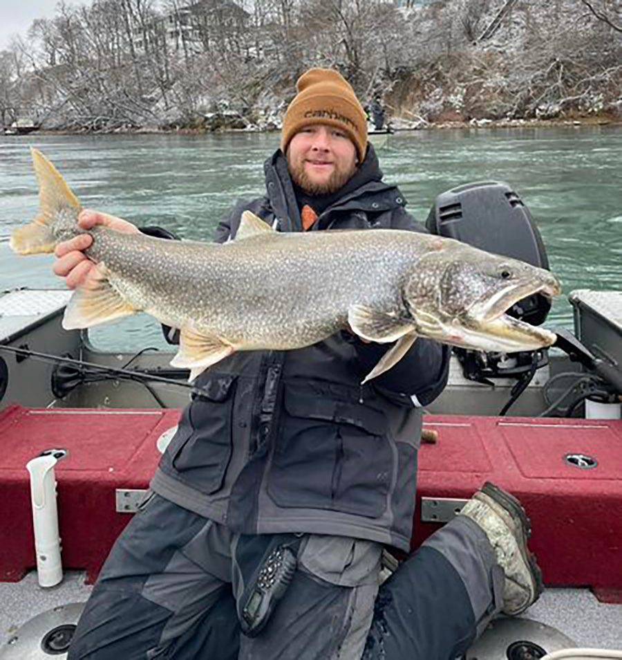 Tyler Siegmann lake trout