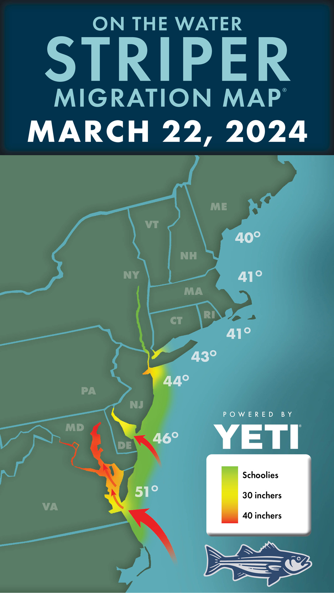 2024-03-22 Striper Migration Map