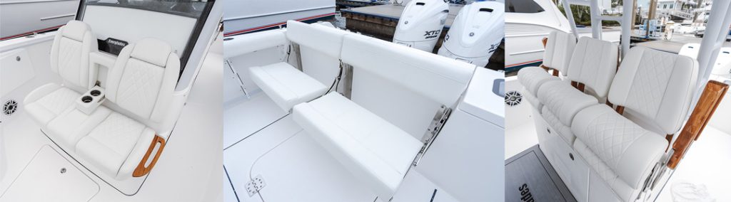 Everglades 335CC seating
