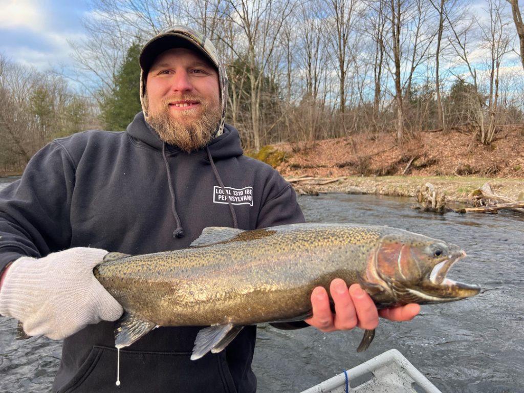 Franko with steelhead